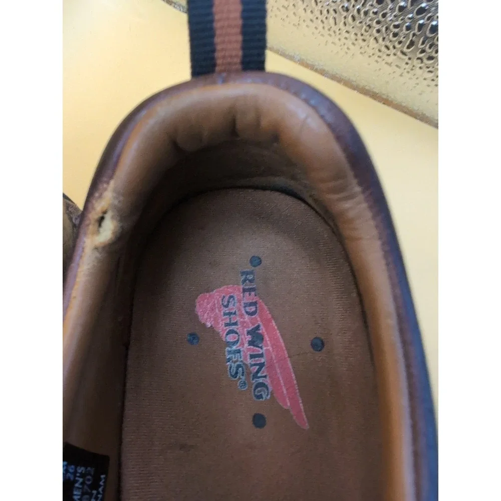 Red Wing 8702 Men's 8 EE Brown‎ Leather Loafer Casual Slip-On Work Shoes Boots